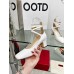 Valentino Garavani Tan-Go Pumps 60mm In White Patent Leather