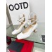 Valentino Garavani Tan-Go Pumps 60mm In White Patent Leather