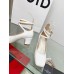 Valentino Garavani Tan-Go Pumps 60mm In White Patent Leather