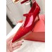 Valentino Tiptoe Pumps 50mm In Red Patent Leather Valentino Tiptoe Pumps 50mm In Red Patent Leather