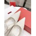 Valentino Tiptoe Pumps 50mm In White Patent Leather Valentino Tiptoe Pumps 50mm In White Patent Leather