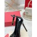 Valentino Tan-Go Pumps 100mm In Black Patent Leather Valentino Tan-Go Pumps 100mm In Black Patent Leather
