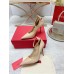 Valentino Tan-Go Pumps 100mm In Nude Patent Leather