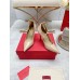 Valentino Tan-Go Pumps 100mm In Nude Patent Leather