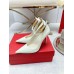 Valentino Tan-Go Pumps 100mm In White Patent Leather Valentino Tan-Go Pumps 100mm In White Patent Leather