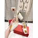 Valentino One Stud Slingback Pumps 100mm In White Patent Calfskin