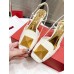 Valentino One Stud Slingback Pumps 100mm In White Patent Calfskin