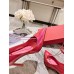 Valentino Tan-Go Pumps 100mm In Rose Red Patent Leather