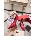 Valentino Tan-Go Pumps 100mm In Rose Red Patent Leather