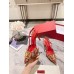 Valentino Vlogo Slingback Pumps 80mm In Red Toile Iconographe