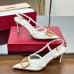Valentino Vlogo Slingback Pumps 80mm in PVC with White Leather Valentino Vlogo Slingback Pumps 80mm in PVC with White Leather