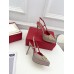 Valentino VLogo Signature Slingback Platform Pumps 120mm In Poudre Calfskin Valentino VLogo Signature Slingback Platform Pumps 120mm In Poudre Calfskin