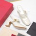 Valentino VLogo Locker Mary-Jane Slingback Pumps 60mm in White Calfskin Valentino VLogo Locker Mary-Jane Slingback Pumps 60mm in White Calfskin