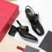 Valentino VLogo Locker Mary-Jane Slingback Pumps 60mm in Black Calfskin Valentino VLogo Locker Mary-Jane Slingback Pumps 60mm in Black Calfskin