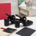 Valentino VLogo Locker Mary-Jane Slingback Pumps 60mm in Black Calfskin Valentino VLogo Locker Mary-Jane Slingback Pumps 60mm in Black Calfskin
