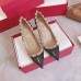 Valentino Rockstud Pumps 100mm In Black Patent Leather