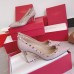 Valentino Rockstud Pumps 100mm In Poudre Patent Leather Valentino Rockstud Pumps 100mm In Poudre Patent Leather