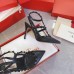 Valentino Rockstud Ankle Strap Black Pumps 100mm with Black Studs Valentino Rockstud Ankle Strap Black Pumps 100mm with Black Studs