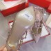 Valentino Rockstud Caged Pumps 100mm In Poudre Patent Leather Valentino Rockstud Caged Pumps 100mm In Poudre Patent Leather