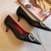 Valentino Garavani Vlogo Pumps 45mm In Black Lambskin