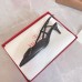 Valentino Vlogo Slingback Pumps 40mm In Black Calfskin Valentino Vlogo Slingback Pumps 40mm In Black Calfskin