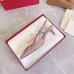 Valentino Vlogo Slingback Pumps 40mm In Poudre Calfskin Valentino Vlogo Slingback Pumps 40mm In Poudre Calfskin