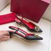 Valentino Vlogo Slingback Pumps 40mm In Black Leather Valentino Vlogo Slingback Pumps 40mm In Black Leather
