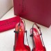 Valentino Vlogo Slingback Pumps 40mm In Black Leather Valentino Vlogo Slingback Pumps 40mm In Black Leather