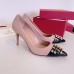 Valentino Beige Rockstud Pump 90mm with Black Patent Toe Cap Valentino Beige Rockstud Pump 90mm with Black Patent Toe Cap