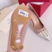 Valentino Beige Rockstud Pump 90mm with White Patent Toe Cap Valentino Beige Rockstud Pump 90mm with White Patent Toe Cap