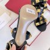 Valentino Roman Stud Pumps 80mm In Black Calfskin Valentino Roman Stud Pumps 80mm In Black Calfskin
