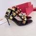 Valentino Roman Stud Pumps 80mm In Black Calfskin Valentino Roman Stud Pumps 80mm In Black Calfskin