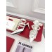 Valentino Roman Enameled Stud Pumps In White Calfskin