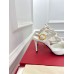 Valentino Roman Enameled Stud Pumps In White Calfskin