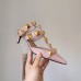 Valentino Roman Stud Pumps 40mm In Rose Cannelle Calfskin Valentino Roman Stud Pumps 40mm In Rose Cannelle Calfskin