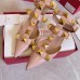 Valentino Roman Stud Pumps 40mm In Rose Cannelle Calfskin Valentino Roman Stud Pumps 40mm In Rose Cannelle Calfskin