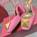 Valentino One Stud Pumps 90mm In Pink Patent Leather Valentino One Stud Pumps 90mm In Pink Patent Leather