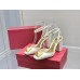 Valentino One Stud Pumps 90mm In White Patent Leather