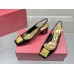 Valentino One Stud Slingback Pumps 60mm In Black Patent Leather