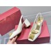 Valentino One Stud Slingback Pumps 60mm In White Patent Leather