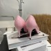 Versace Gianni Ribbon Pumps 80mm In Pink Patent Leather Versace Gianni Ribbon Pumps 80mm In Pink Patent Leather