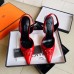 Versace La Medusa Slingback Pumps In Red Leather Versace La Medusa Slingback Pumps In Red Leather