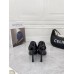 Versace La Medusa Pumps 105mm In Black Patent Leather Versace La Medusa Pumps 105mm In Black Patent Leather