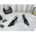 Versace Safety Pin Slingback Pumps In Black Patent Leather Versace Safety Pin Slingback Pumps In Black Patent Leather