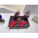 Versace La Medusa Slingback Pumps In Red Satin Versace La Medusa Slingback Pumps In Red Satin