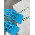 Bottega Veneta Stretch Twist Sandals In Blue Lambskin