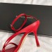 Bottega Veneta Ankle-strap Stretch Sandals In Red Leather Bottega Veneta Ankle-strap Stretch Sandals In Red Leather