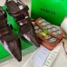 Bottega Veneta BV Point Slingback Sandals In Chocolate Lambskin Bottega Veneta BV Point Slingback Sandals In Chocolate Lambskin