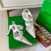 Bottega Veneta BV Point Slingback Sandals In White Lambskin