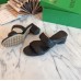 Bottega Veneta Band Sandals 55MM In Black Calfskin Bottega Veneta Band Sandals 55MM In Black Calfskin